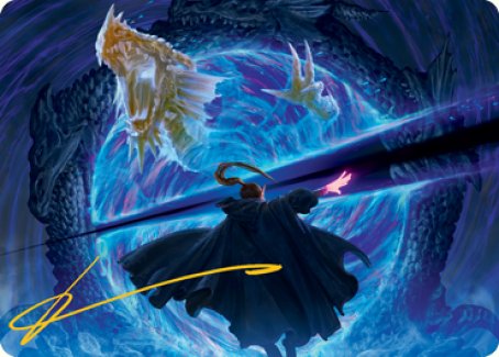 Bar the Gate Art Card (Gold-Stamped Signature) [Dungeons & Dragons: Adventures in the Forgotten Realms Art Series]-1
