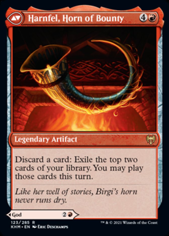 Birgi, God of Storytelling // Harnfel, Horn of Bounty [Kaldheim]-2