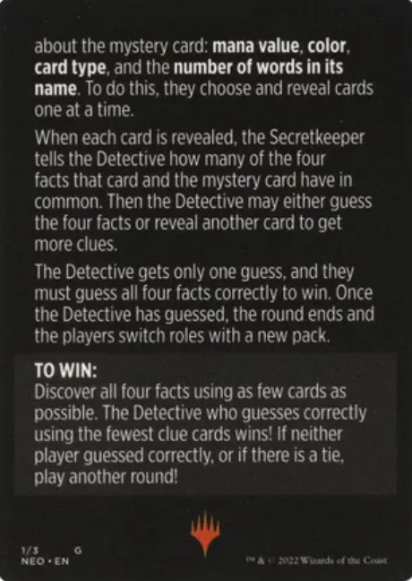 Booster Sleuth (Magic Minigame) [Kamigawa: Neon Dynasty Minigame]-2