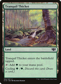 Tranquil Thicket [Commander 2014]-1