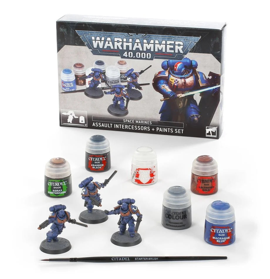 Space Marines Assault Interessors + Paint Set