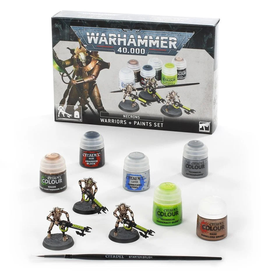 Necrons Warriors + Paint Set-2
