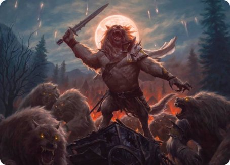 Tovolar, the Midnight Scourge 1 Art Card [Innistrad: Midnight Hunt Art Series]-1