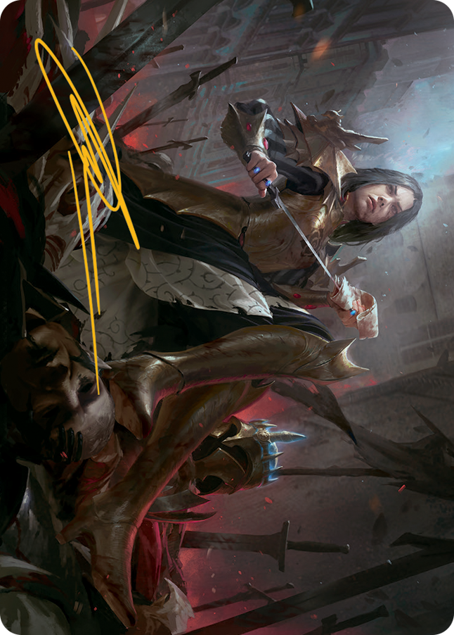 Marchesa, Resolute Monarch Art Card (Gold-Stamped Signature) [March of the Machine Art Series]-1