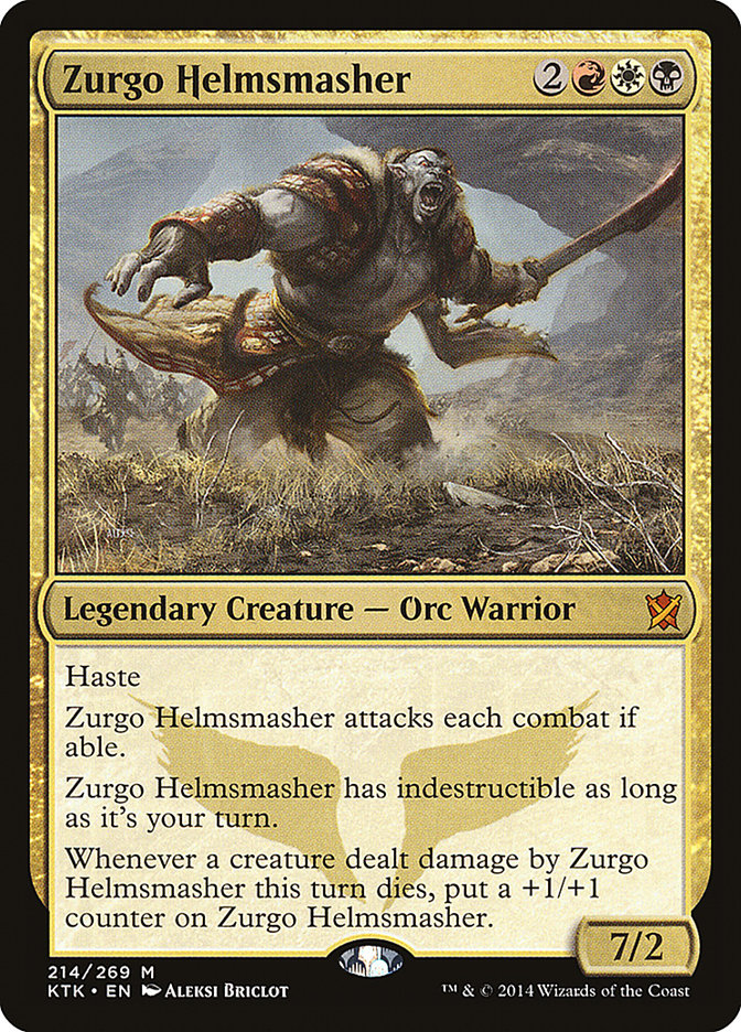 Zurgo Helmsmasher [Khans of Tarkir]-1