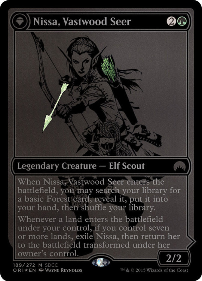 Nissa, Vastwood Seer // Nissa, Sage Animist [San Diego Comic-Con 2015]-1