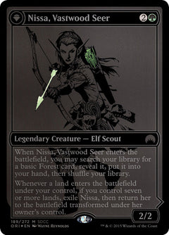 Nissa, Vastwood Seer // Nissa, Sage Animist [San Diego Comic-Con 2015]-1