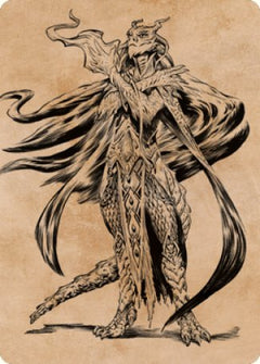 Lozhan, Dragons' Legacy Art Card [Commander Legends: Battle for Baldur's Gate Art Series]-1