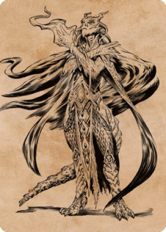 Lozhan, Dragons' Legacy Art Card [Commander Legends: Battle for Baldur's Gate Art Series]-1