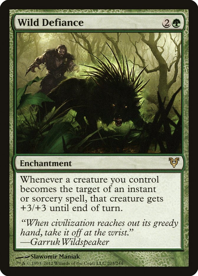 Wild Defiance [Avacyn Restored]-1