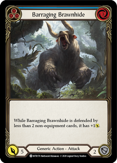 Barraging Brawnhide (Blue) [U-WTR178] (Welcome to Rathe Unlimited)  Unlimited Normal-1