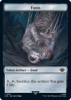 Food (11) // Treasure Double-Sided Token [The Lord of the Rings: Tales of Middle-Earth Tokens]-1