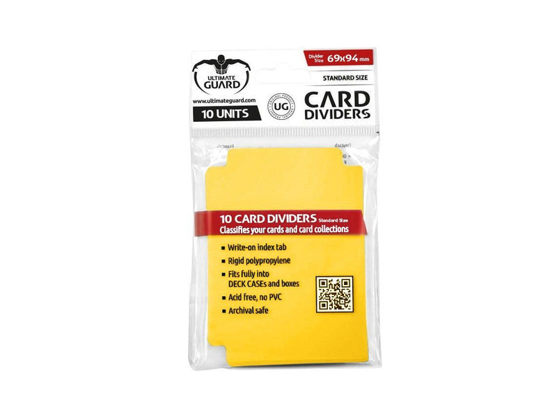 Ultimate Guard Card Dividers Standard Size Yellow (10)-1