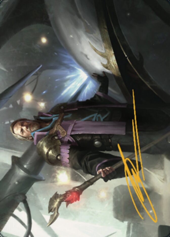 Urza, Prince of Kroog Art Card (Gold-Stamped Signature) [The Brothers' War Art Series]-1