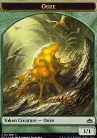 Ooze (016) // Ooze (017) Double-Sided Token [Planechase Anthology Tokens]-1