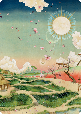 Plains 1 Art Card [Kamigawa: Neon Dynasty Art Series]-1
