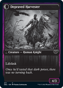 Desperate Farmer // Depraved Harvester [Innistrad: Double Feature]-2