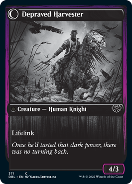 Desperate Farmer // Depraved Harvester [Innistrad: Double Feature]-2