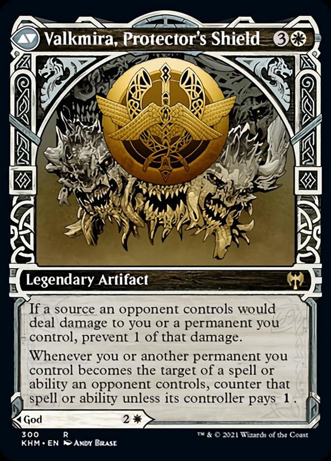 Reidane, God of the Worthy // Valkmira, Protector's Shield (Showcase) [Kaldheim]-2