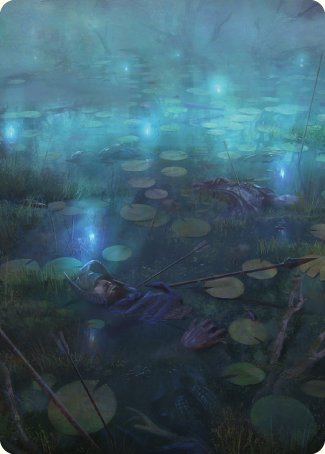 The Dead Marshes Art Card [The Lord of the Rings: Tales of Middle-earth Art Series]-1