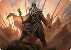 Hazezon, Shaper of Sand Art Card [Dominaria United Art Series]-1