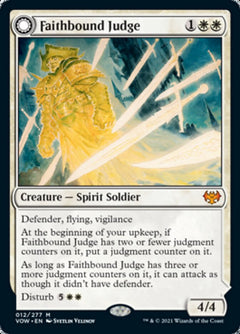 Faithbound Judge // Sinner's Judgment [Innistrad: Crimson Vow]-1