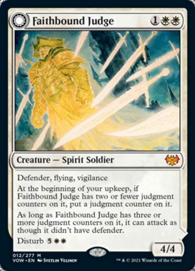 Faithbound Judge // Sinner's Judgment [Innistrad: Crimson Vow]-1