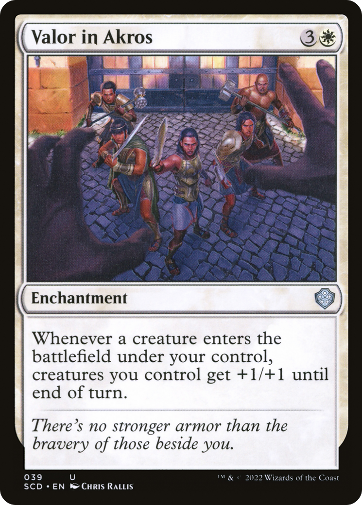 Valor in Akros [Starter Commander Decks]-1