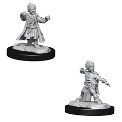 Pathfinder Deep Cuts Unpainted Miniatures Halfing Monk Male-1