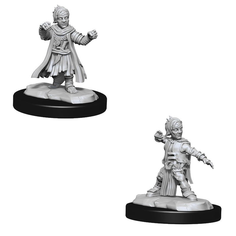 Pathfinder Deep Cuts Unpainted Miniatures Halfing Monk Male-1
