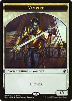 Vampire // Treasure Double-Sided Token [Friday Night Magic 2017]-1