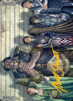 Rogues' Gallery Art Card (Gold-Stamped Signature) [Streets of New Capenna Art Series]-1