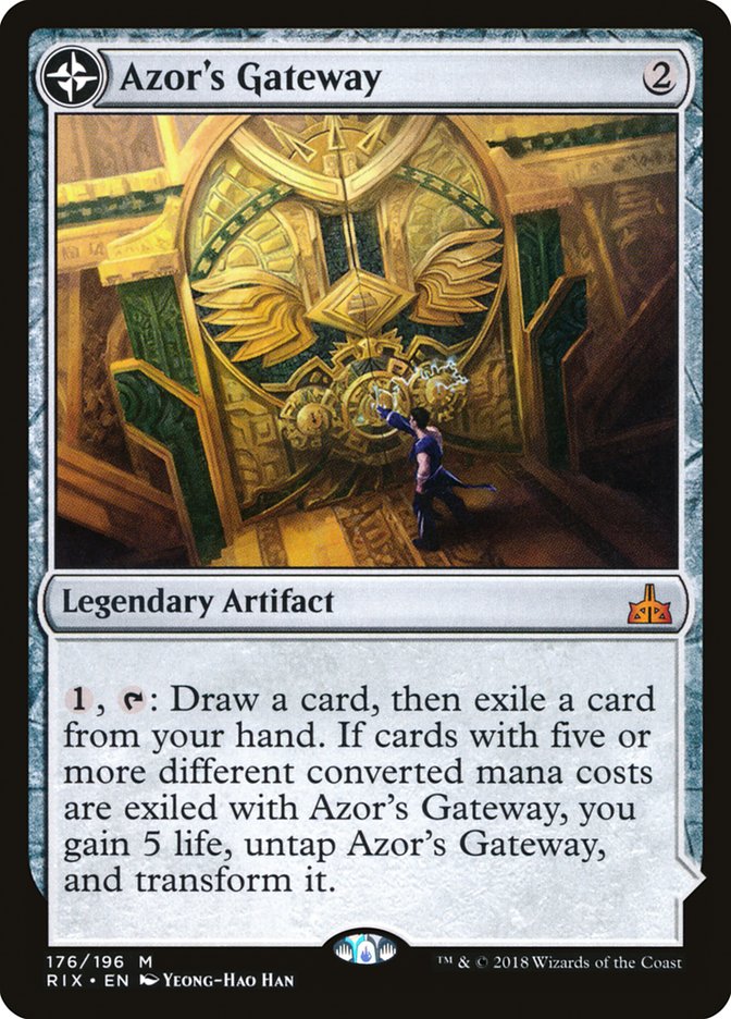 Azor's Gateway // Sanctum of the Sun [Rivals of Ixalan]-1