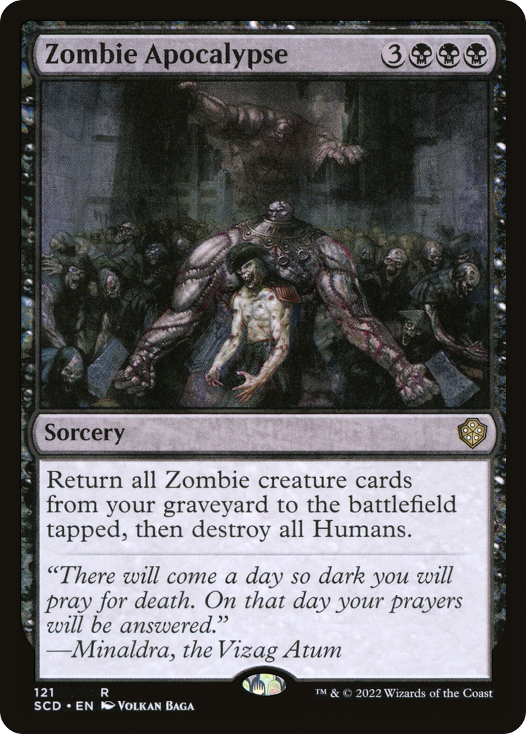 Zombie Apocalypse [Starter Commander Decks]-1