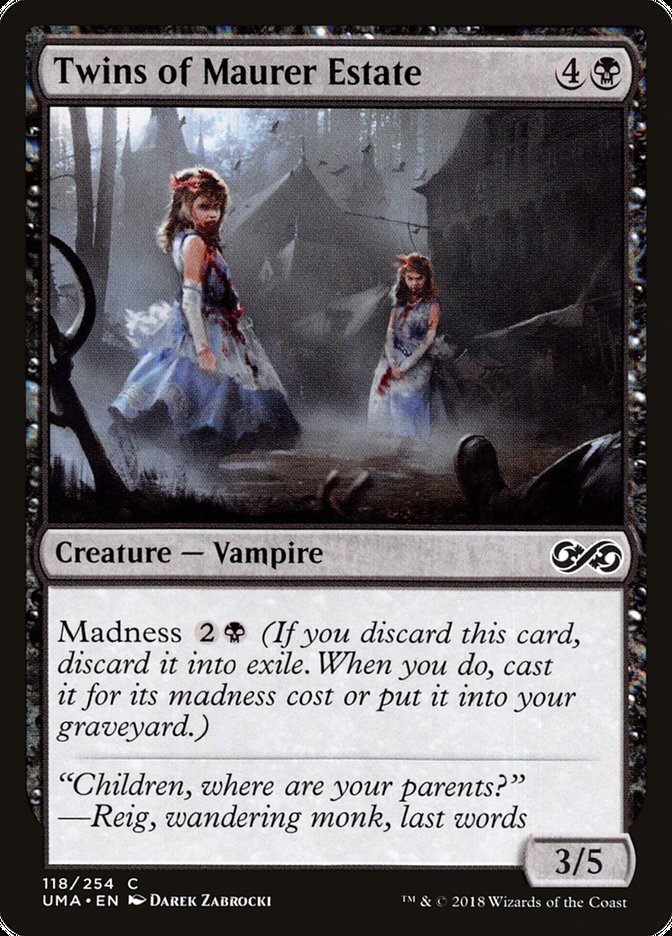 Twins of Maurer Estate [Ultimate Masters]-1