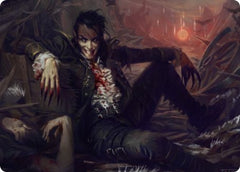 Arrogant Outlaw Art Card [Innistrad: Midnight Hunt Art Series]-1