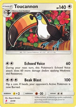 Toucannon (22/30) [Sun & Moon: Trainer Kit - Lycanroc]-1