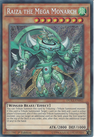 Raiza the Mega Monarch [DUEA-EN041] Secret Rare