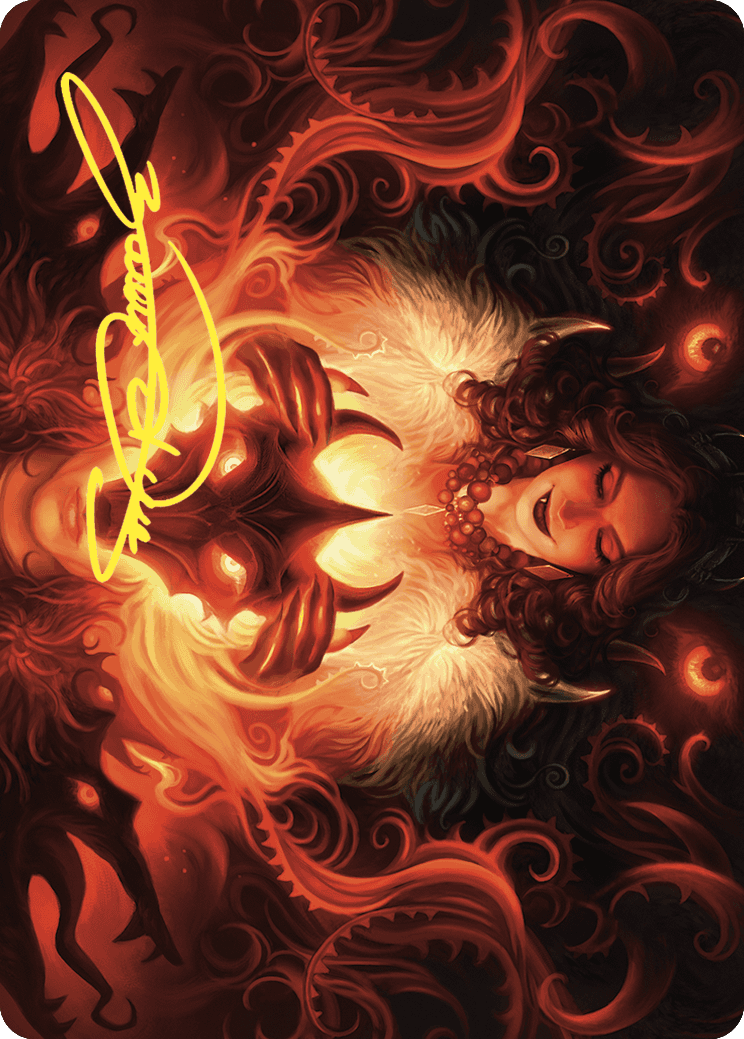 Witch's Mark Art Card (Gold-Stamped Signature) [Wilds of Eldraine Art Series]-1