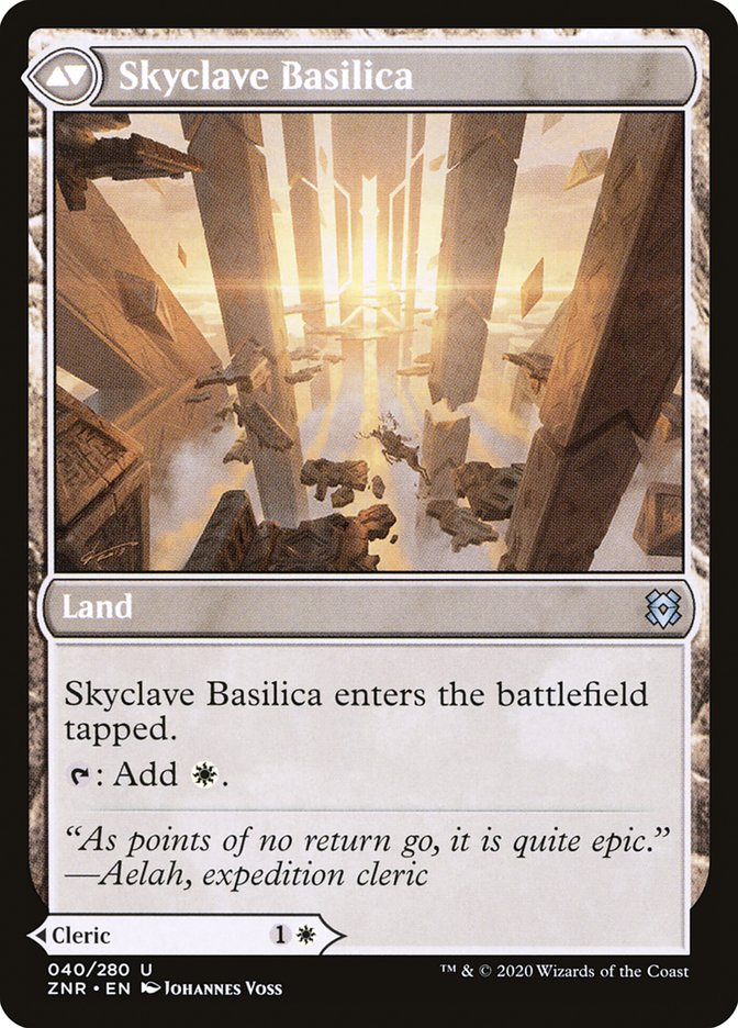 Skyclave Cleric // Skyclave Basilica [Zendikar Rising]-2