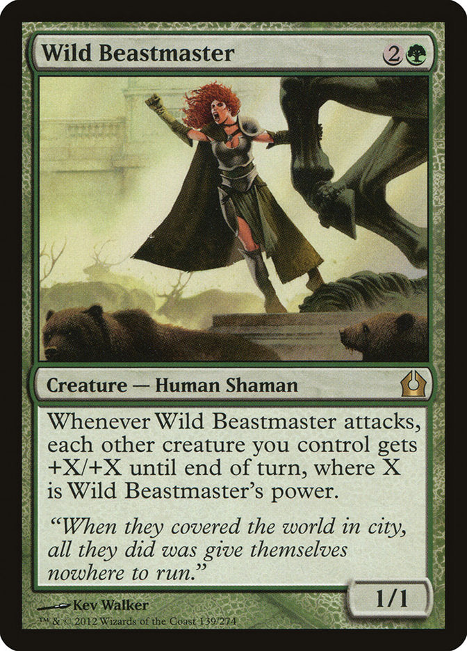 Wild Beastmaster [Return to Ravnica]-1