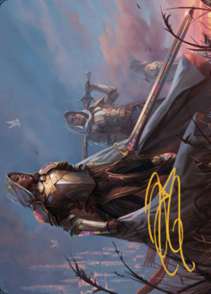 Danitha, Benalia's Hope Art Card (Gold-Stamped Signature) [Dominaria United Art Series]-1