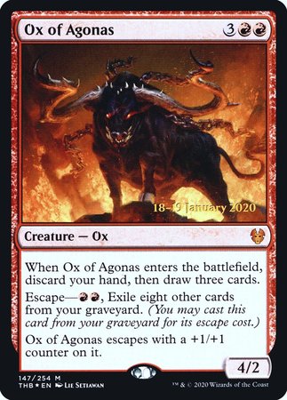 Ox of Agonas [Theros Beyond Death Promos]-1