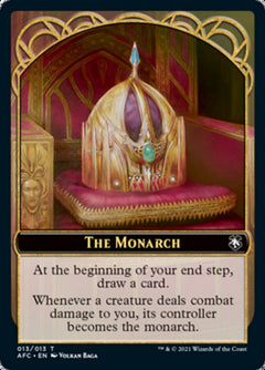 Dragon Spirit // The Monarch Double-Sided Token [Dungeons & Dragons: Adventures in the Forgotten Realms Commander Tokens]-2