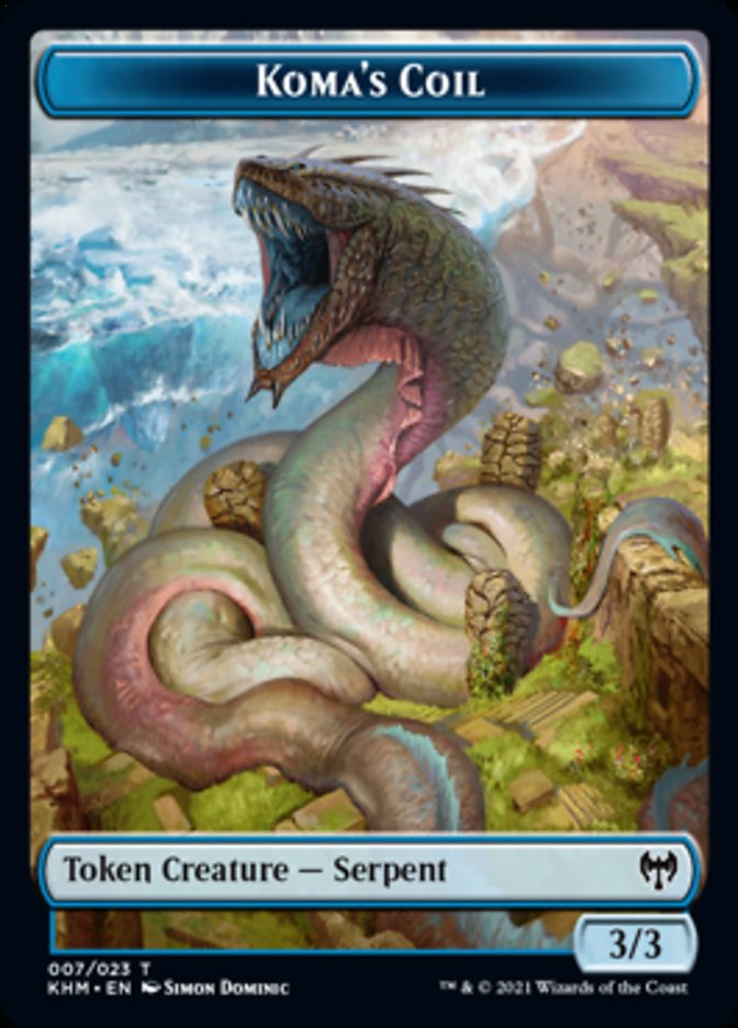 Koma's Coil Token [Kaldheim Tokens]-1