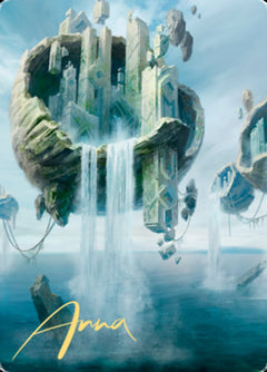 Island 2 Art Card (Gold-Stamped Signature) [Zendikar Rising Art Series]-1
