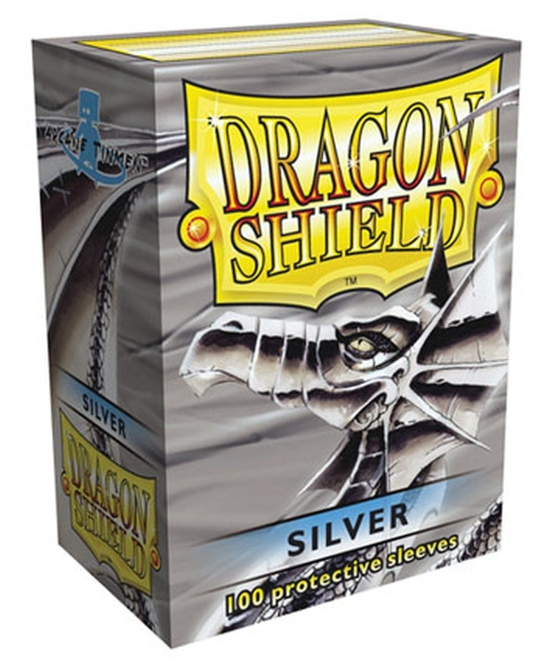 Sleeves - Dragon Shield - Box 100 - Silver-1