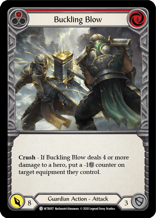 Buckling Blow (Red) [U-WTR057] (Welcome to Rathe Unlimited)  Unlimited Rainbow Foil-1