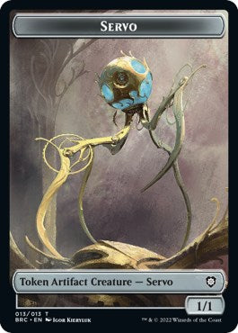 Myr // Servo Double-Sided Token [The Brothers' War Commander Tokens]-2