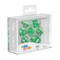 Oakie Doakie Dice RPG Set Translucent - Green (7)-1